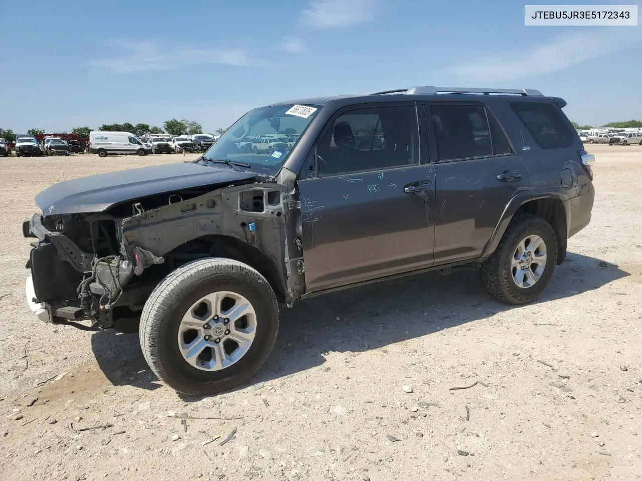 2014 Toyota 4Runner Sr5 VIN: JTEBU5JR3E5172343 Lot: 56673805