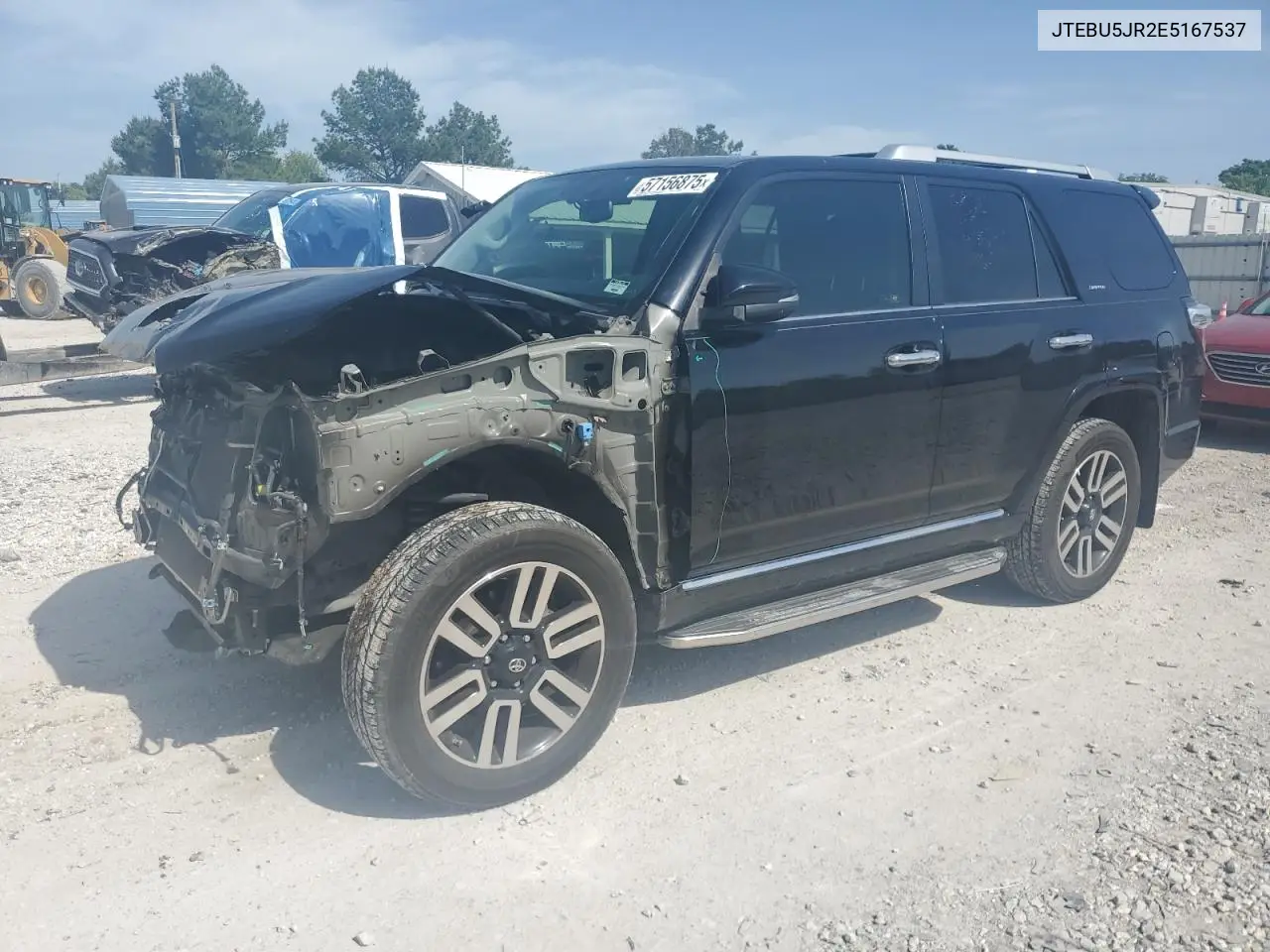 2014 Toyota 4Runner Sr5 VIN: JTEBU5JR2E5167537 Lot: 57156875