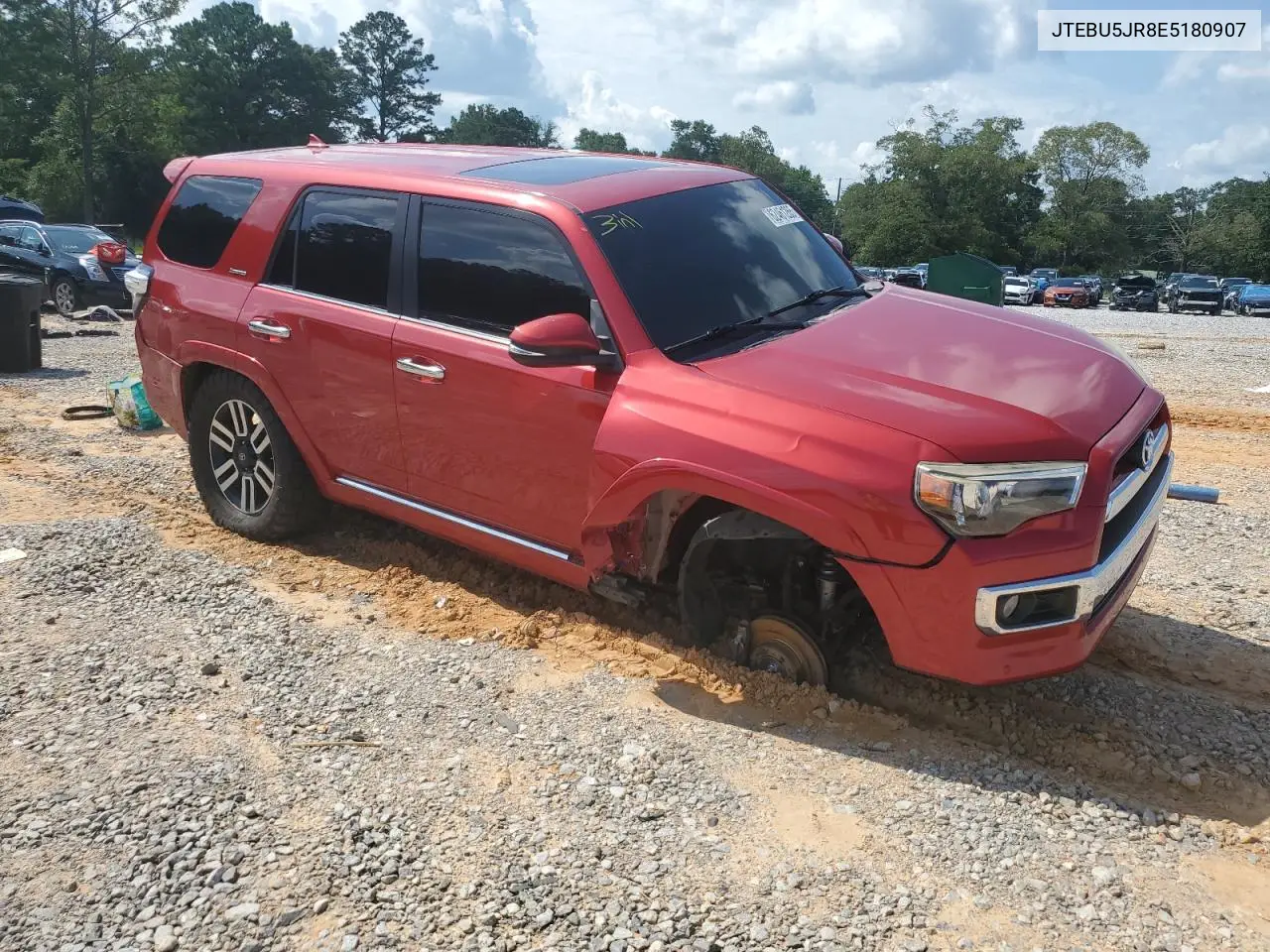 2014 Toyota 4Runner Sr5 VIN: JTEBU5JR8E5180907 Lot: 62461265