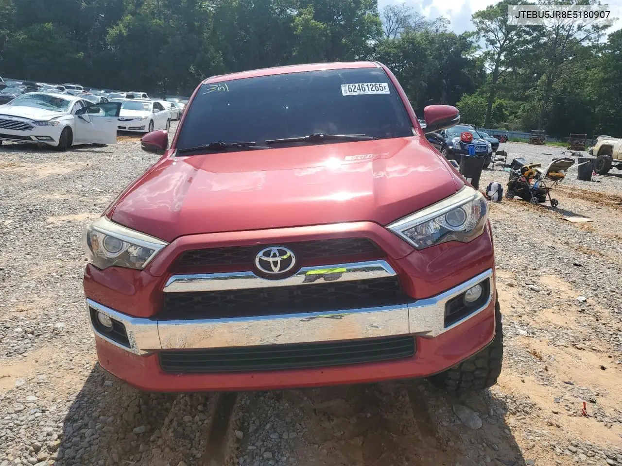2014 Toyota 4Runner Sr5 VIN: JTEBU5JR8E5180907 Lot: 62461265