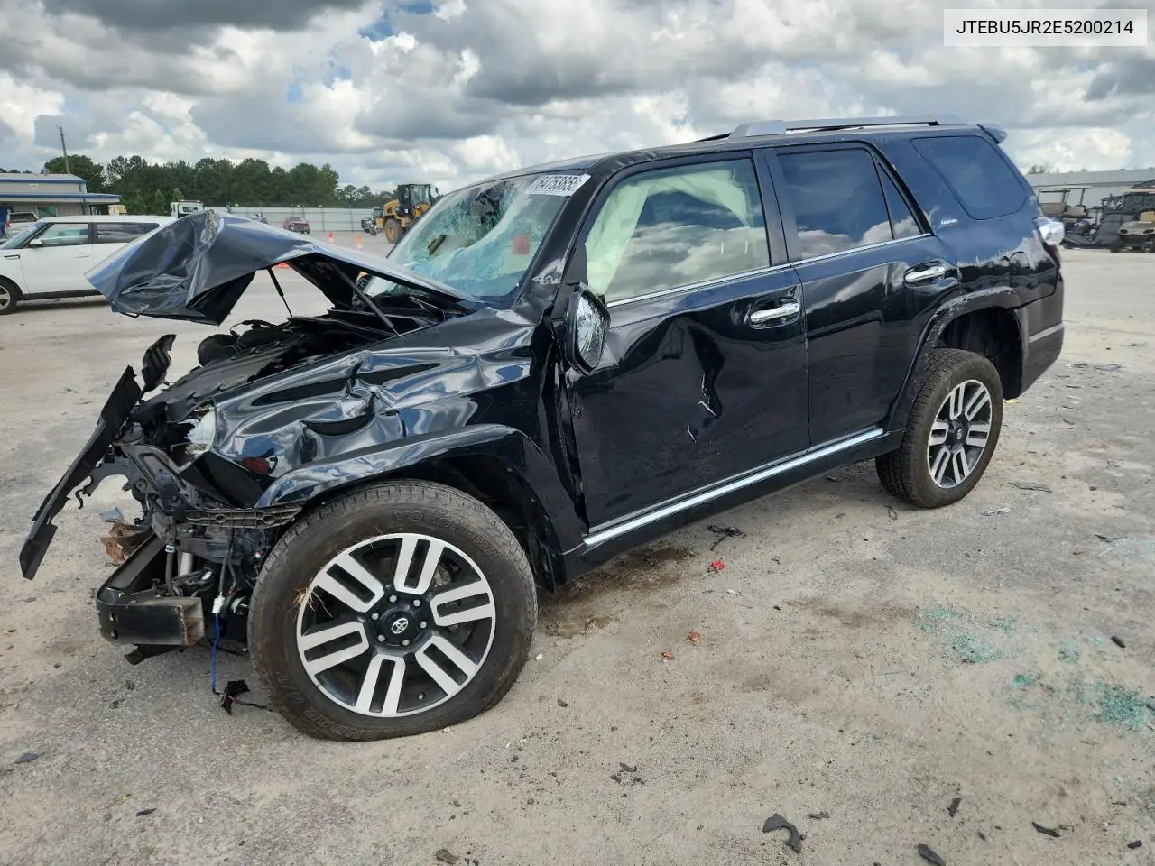 2014 Toyota 4Runner Sr5 VIN: JTEBU5JR2E5200214 Lot: 64753855