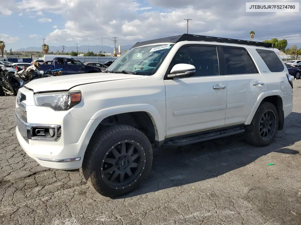 2015 Toyota 4Runner Sr5 VIN: JTEBU5JR7F5274780 Lot: 50302435