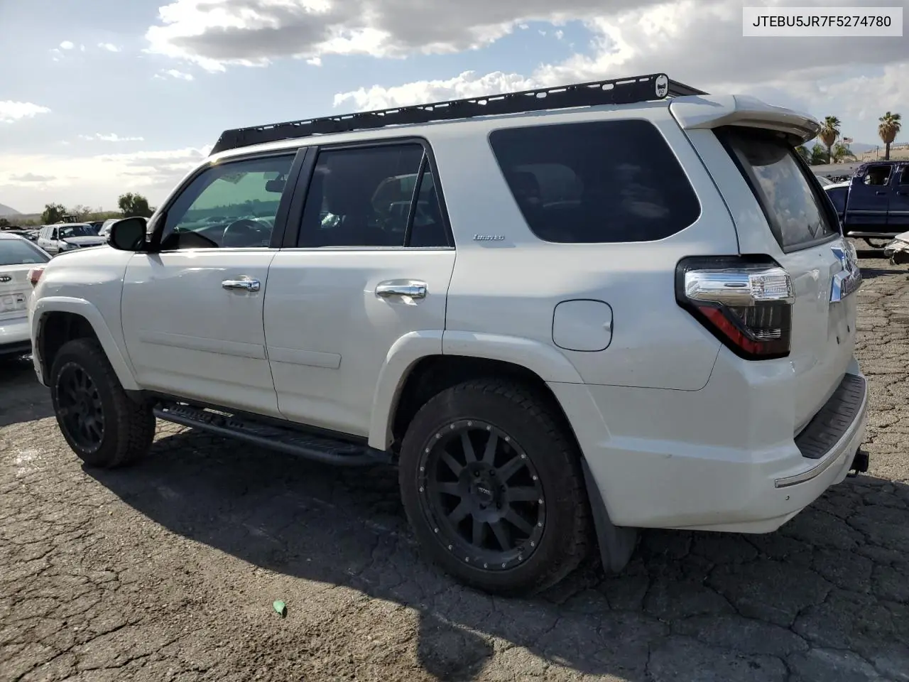 2015 Toyota 4Runner Sr5 VIN: JTEBU5JR7F5274780 Lot: 50302435