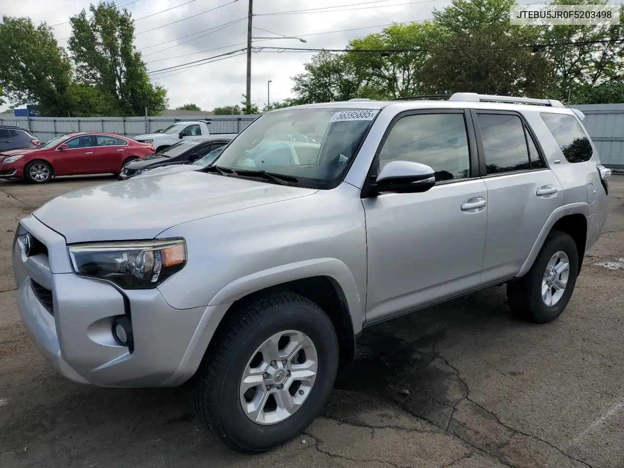 2015 Toyota 4Runner Sr5/Sr5 Premium VIN: JTEBU5JR0F5203498 Lot: 56595885
