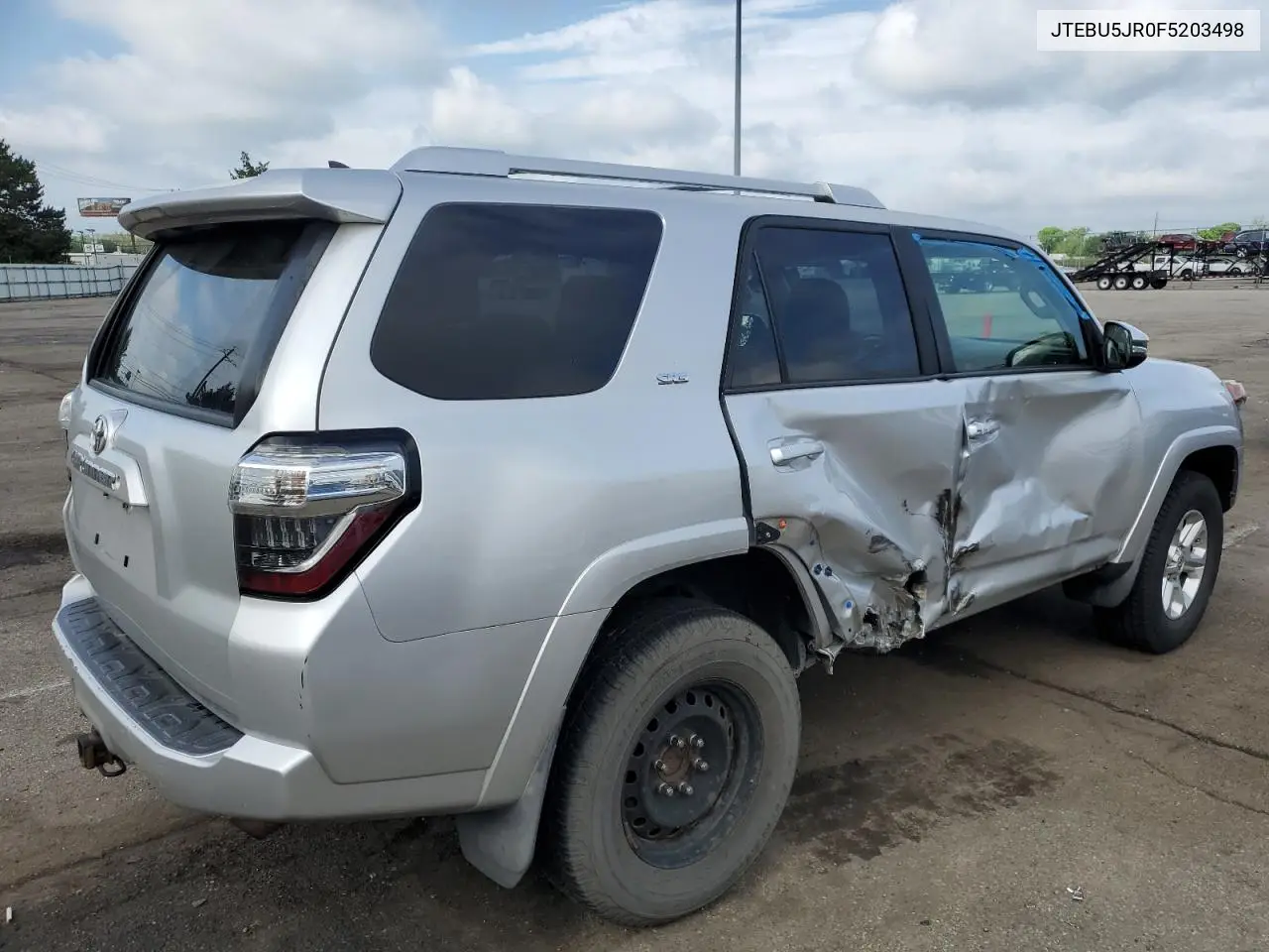 2015 Toyota 4Runner Sr5/Sr5 Premium VIN: JTEBU5JR0F5203498 Lot: 56595885
