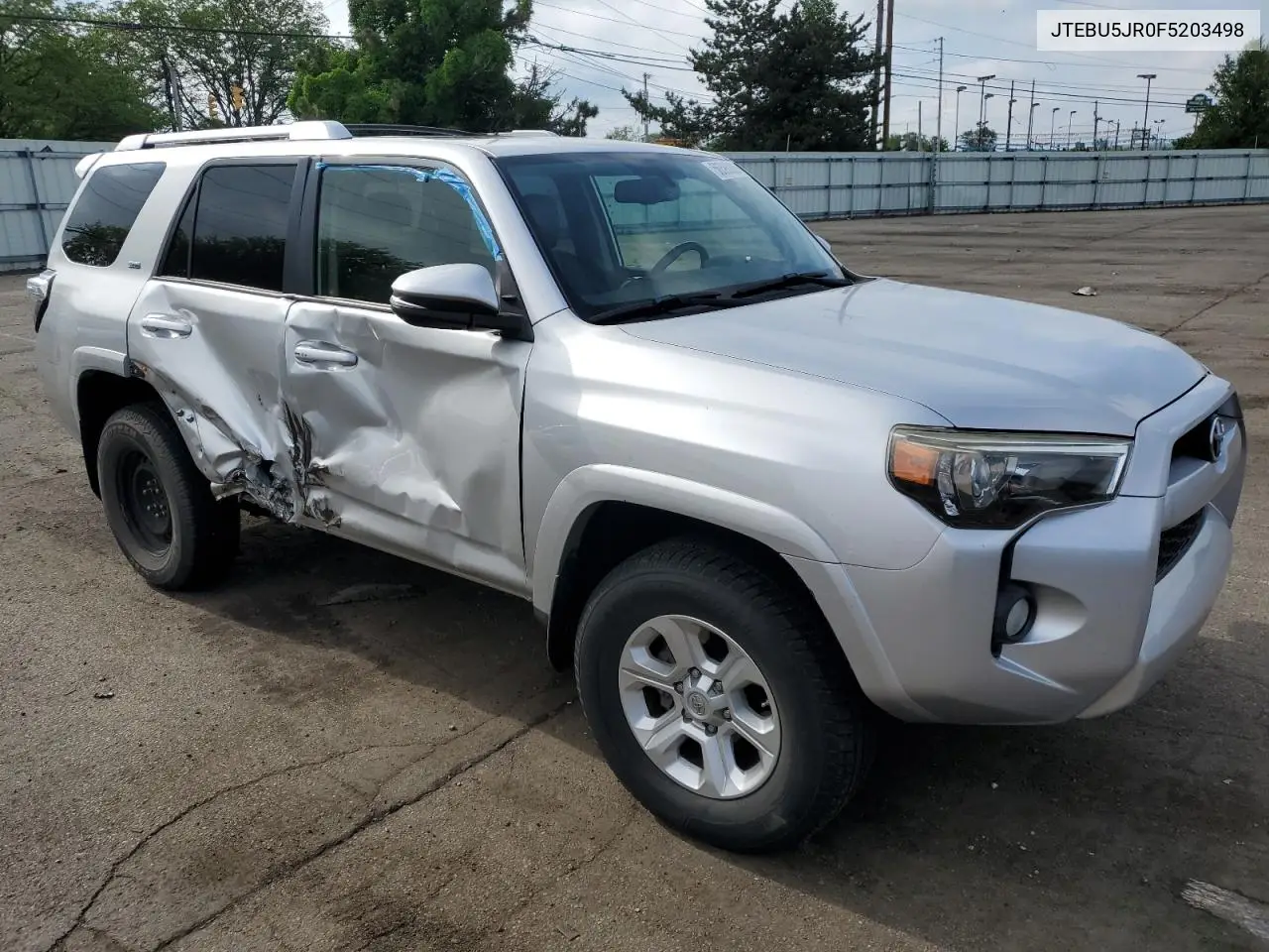 2015 Toyota 4Runner Sr5/Sr5 Premium VIN: JTEBU5JR0F5203498 Lot: 56595885