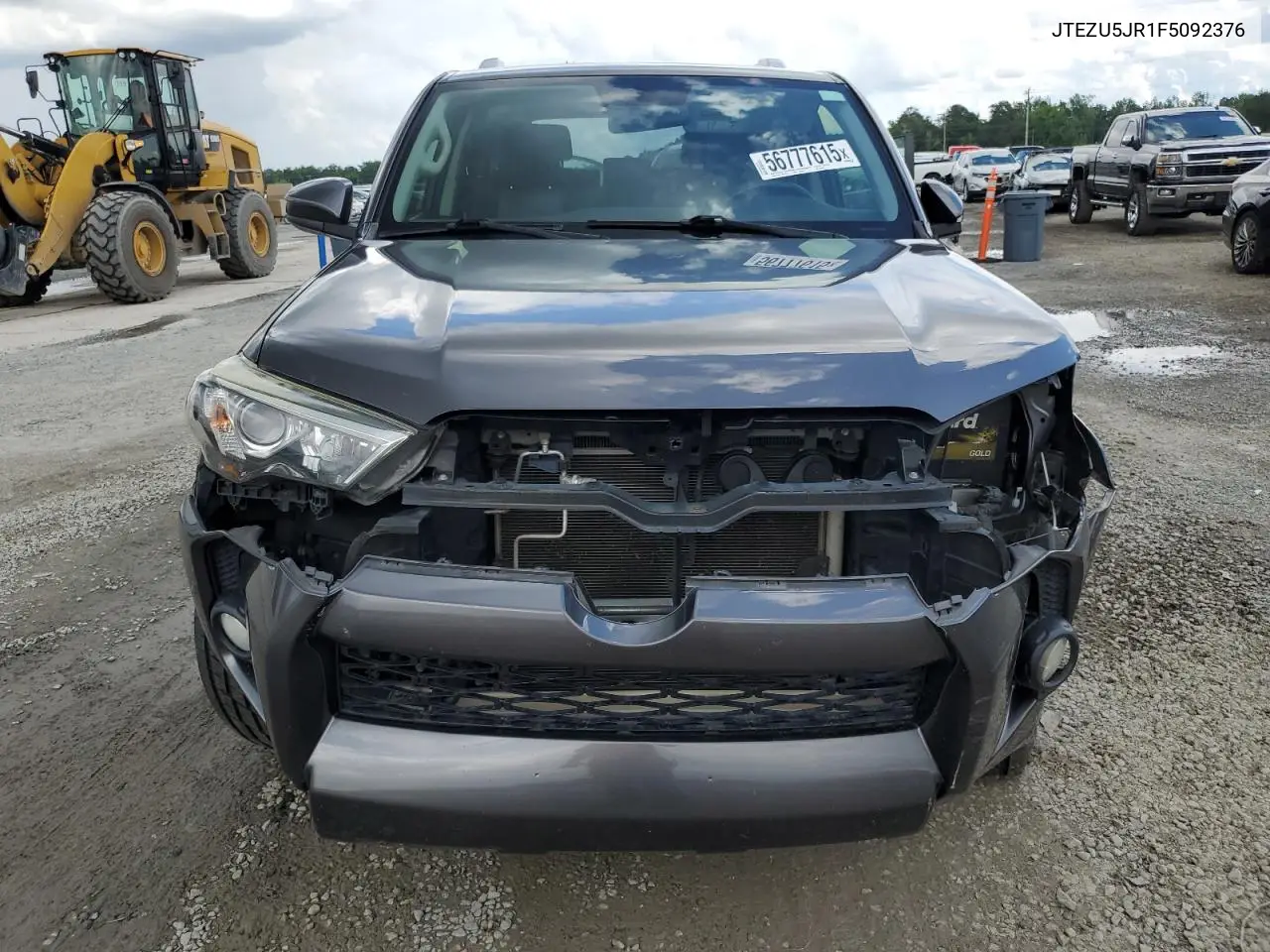 2015 Toyota 4Runner Sr5 VIN: JTEZU5JR1F5092376 Lot: 56777615