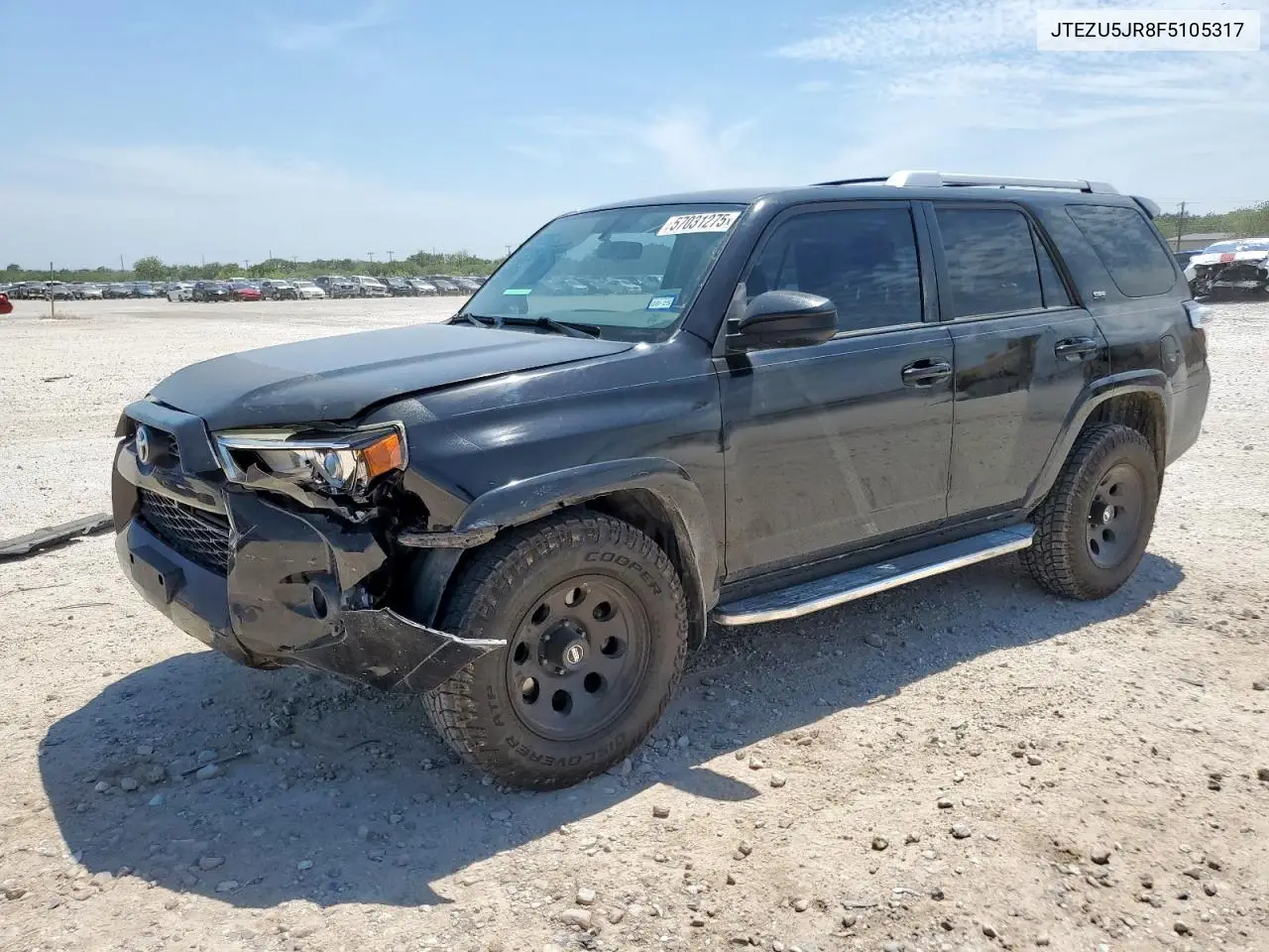2015 Toyota 4Runner Sr5 VIN: JTEZU5JR8F5105317 Lot: 57031275