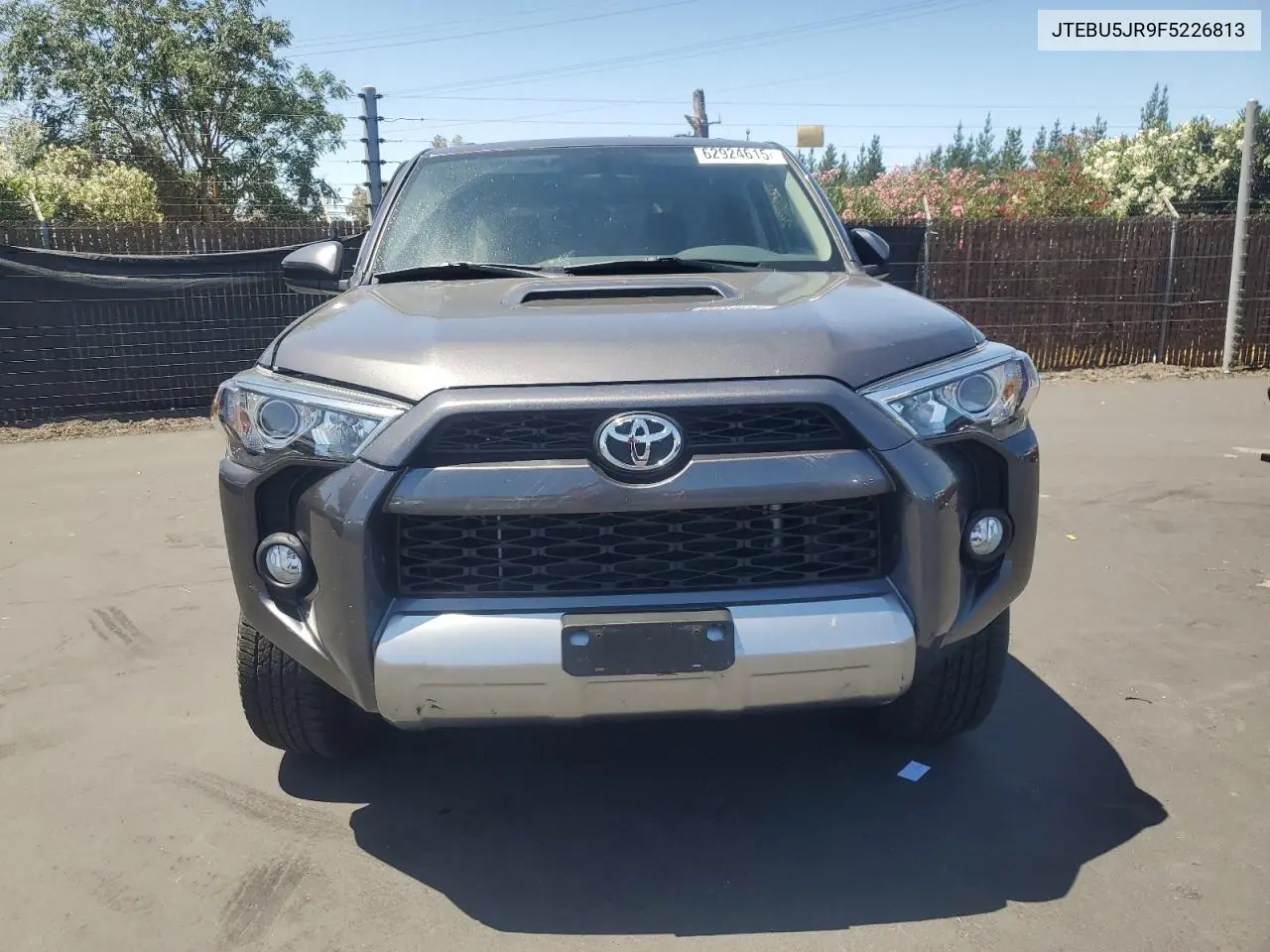 2015 Toyota 4Runner Sr5/Sr5 Premium VIN: JTEBU5JR9F5226813 Lot: 62924615