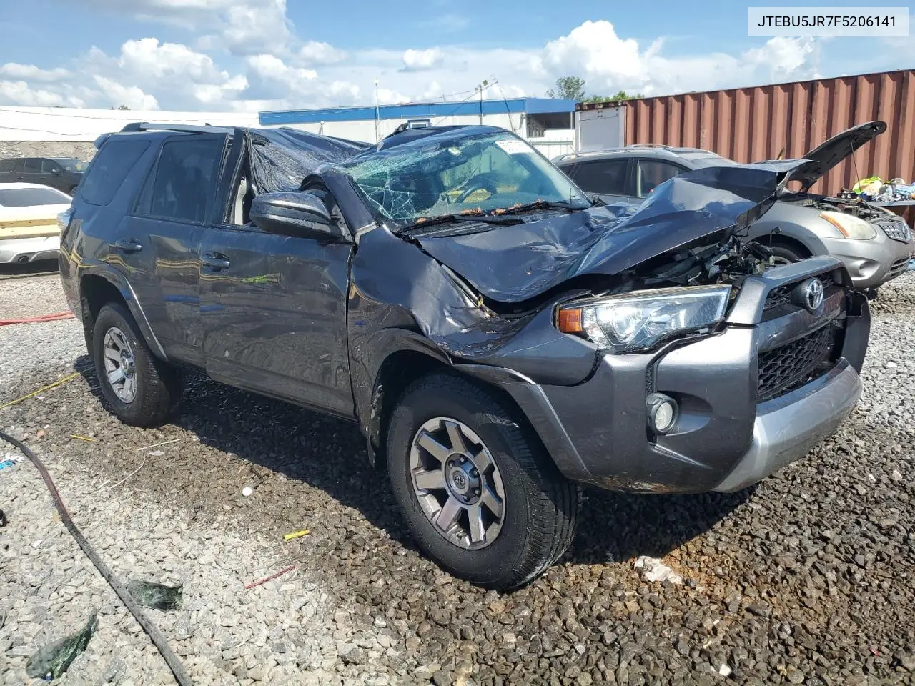 2015 Toyota 4Runner Sr5/Sr5 Premium VIN: JTEBU5JR7F5206141 Lot: 63137165