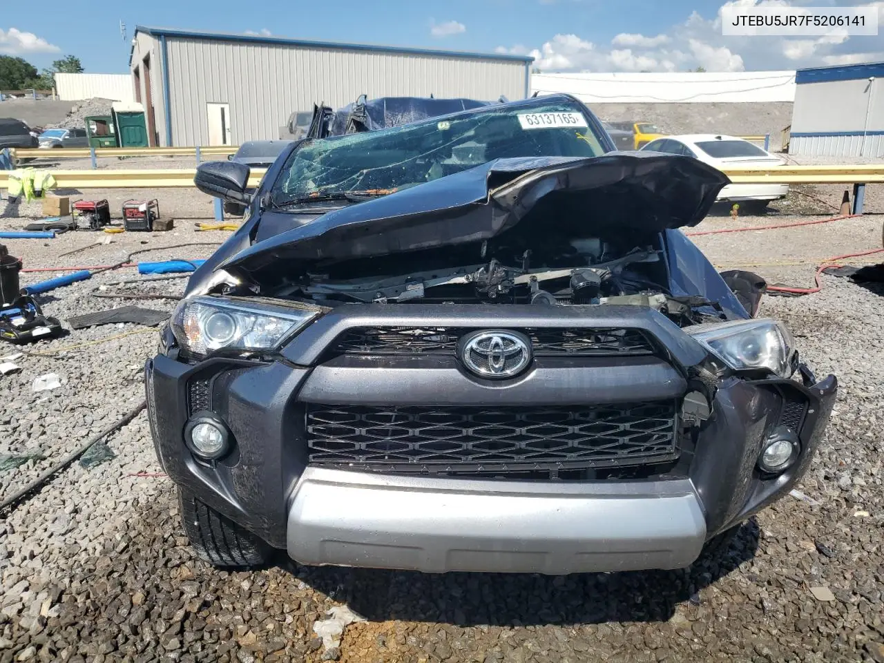 2015 Toyota 4Runner Sr5/Sr5 Premium VIN: JTEBU5JR7F5206141 Lot: 63137165