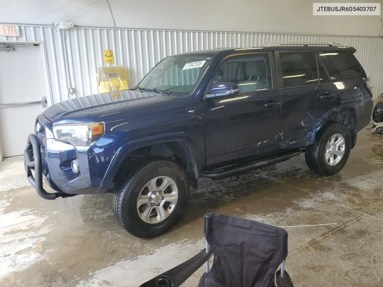 2016 Toyota 4Runner Sr5/Sr5 Premium VIN: JTEBU5JR6G5403707 Lot: 57042535