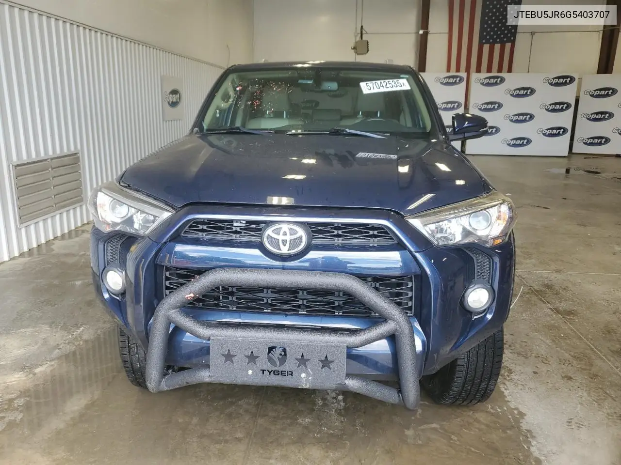2016 Toyota 4Runner Sr5/Sr5 Premium VIN: JTEBU5JR6G5403707 Lot: 57042535