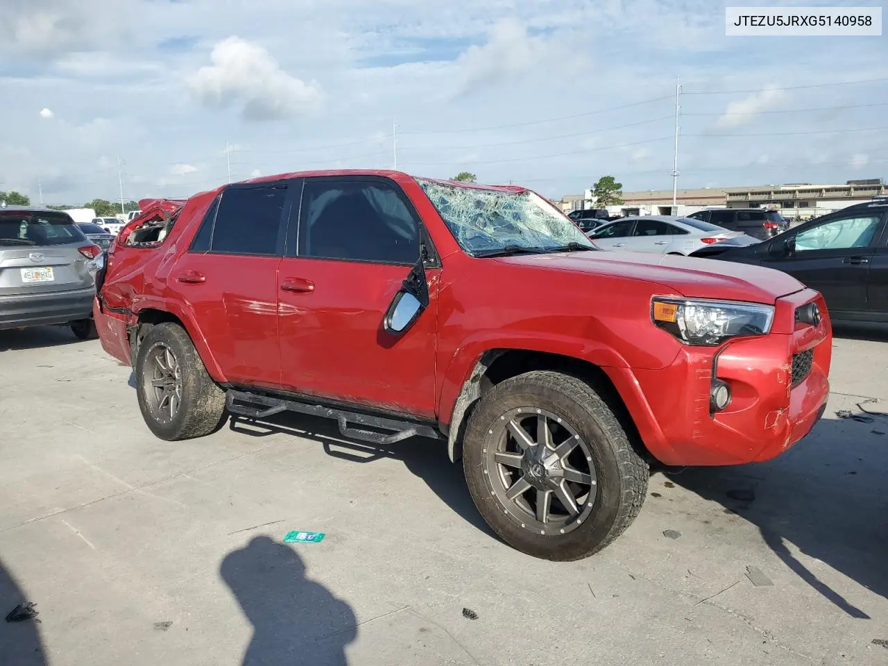 2016 Toyota 4Runner Sr5 VIN: JTEZU5JRXG5140958 Lot: 60661655
