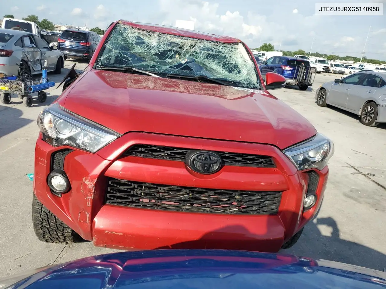 2016 Toyota 4Runner Sr5 VIN: JTEZU5JRXG5140958 Lot: 60661655