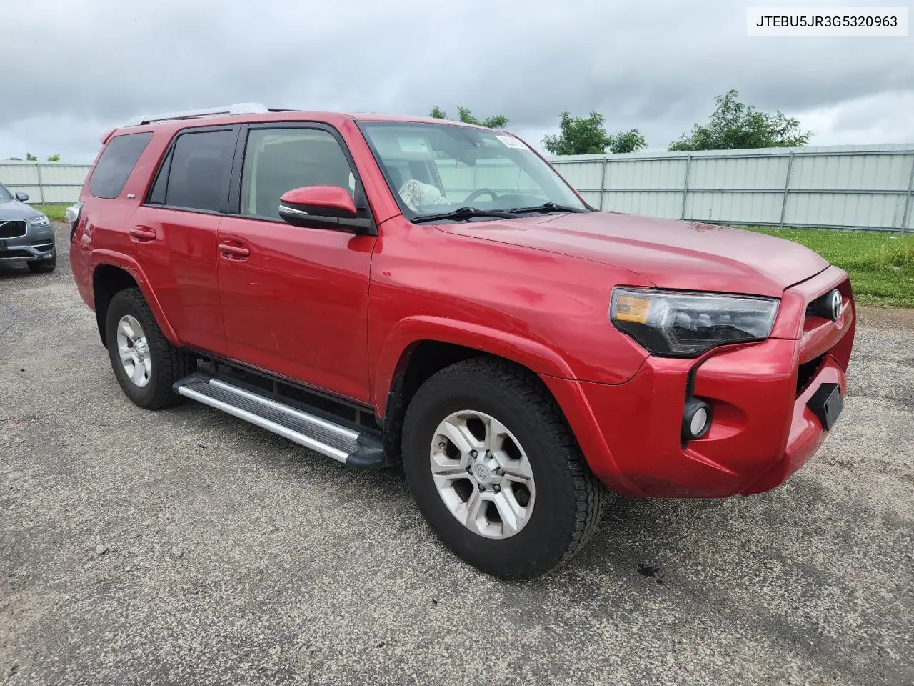 2016 Toyota 4Runner Sr5/Sr5 Premium VIN: JTEBU5JR3G5320963 Lot: 62367755