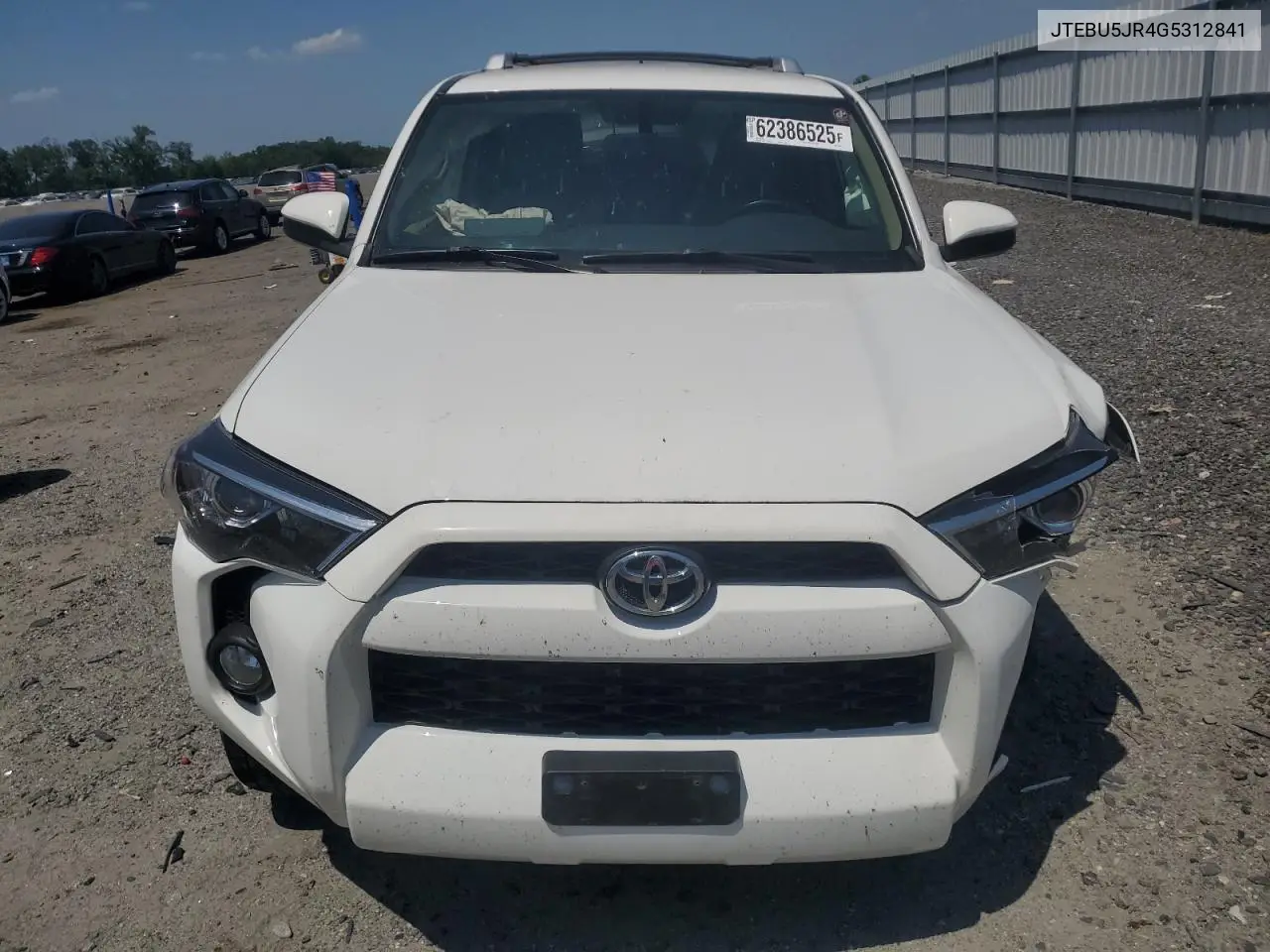 2016 Toyota 4Runner Sr5/Sr5 Premium VIN: JTEBU5JR4G5312841 Lot: 62386525
