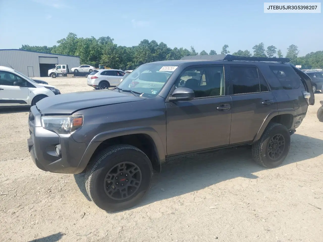 2016 Toyota 4Runner Sr5/Sr5 Premium VIN: JTEBU5JR3G5398207 Lot: 62526255