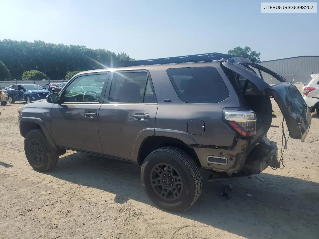 2016 Toyota 4Runner Sr5/Sr5 Premium VIN: JTEBU5JR3G5398207 Lot: 62526255