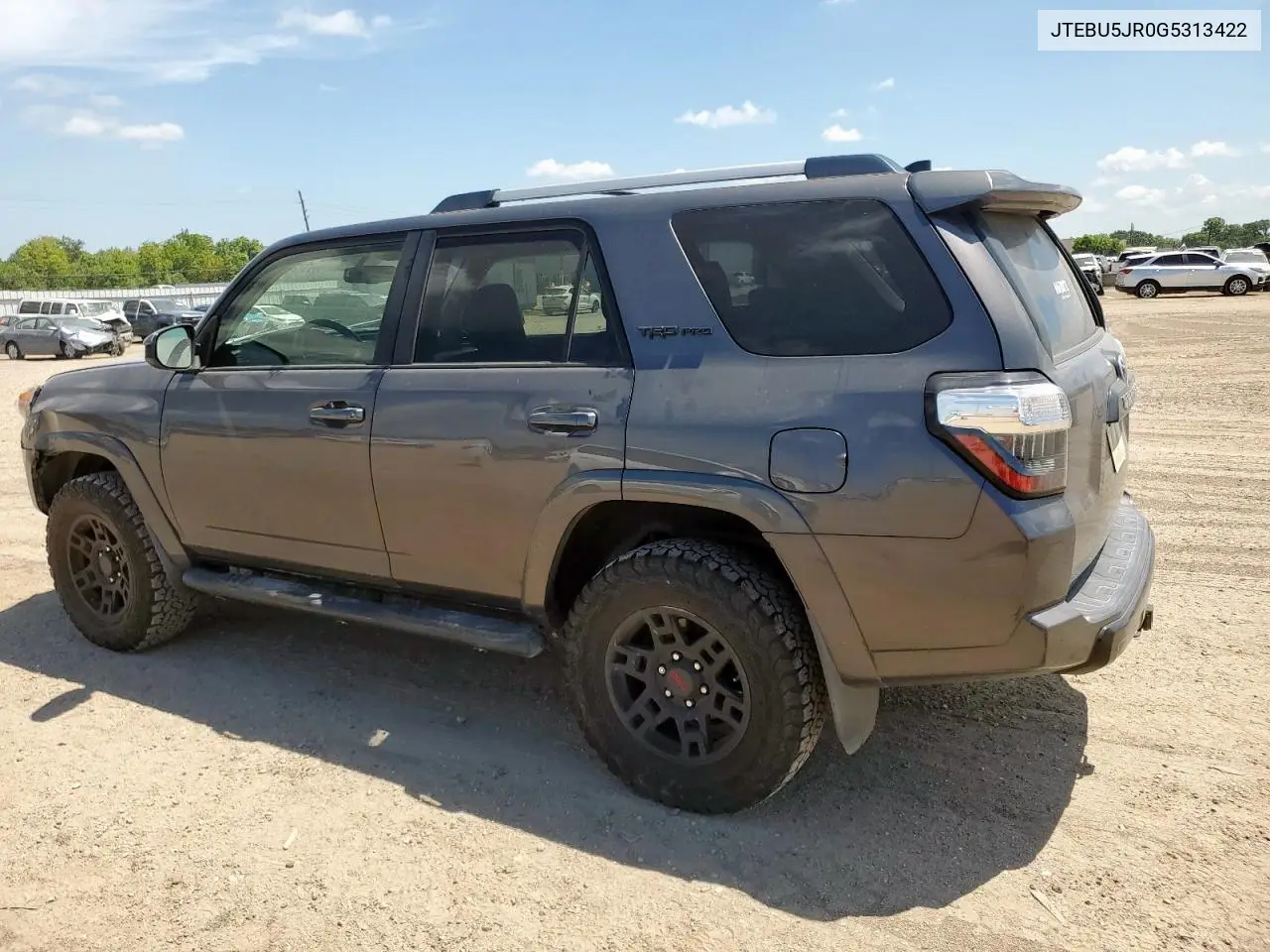 2016 Toyota 4Runner Sr5/Sr5 Premium VIN: JTEBU5JR0G5313422 Lot: 65731795
