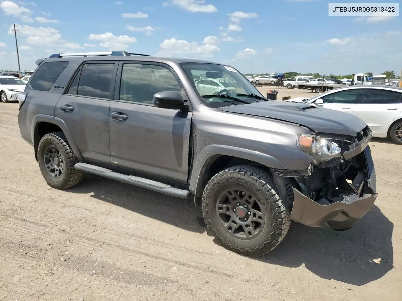 2016 Toyota 4Runner Sr5/Sr5 Premium VIN: JTEBU5JR0G5313422 Lot: 65731795