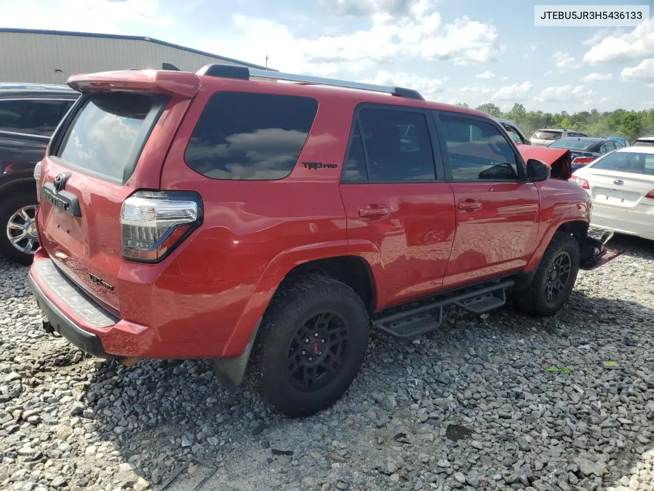 2017 Toyota 4Runner Sr5/Sr5 Premium VIN: JTEBU5JR3H5436133 Lot: 56115755