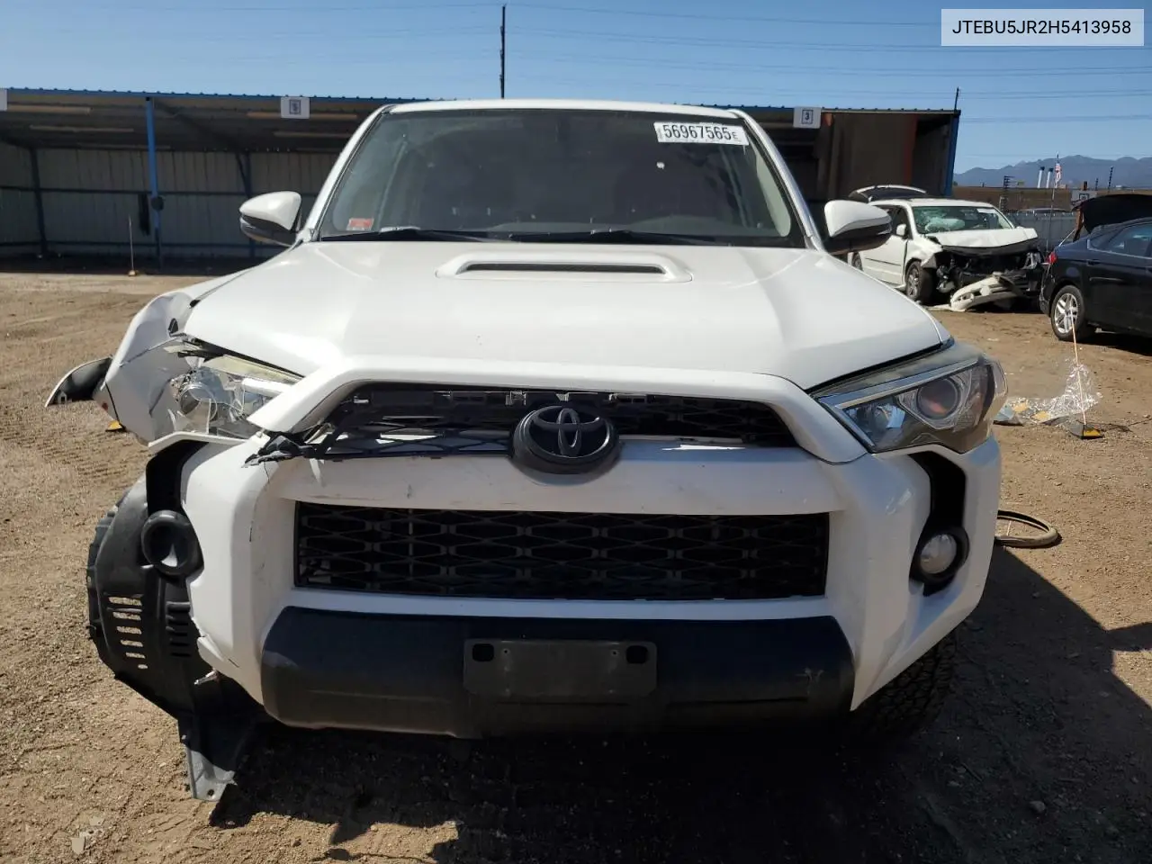 2017 Toyota 4Runner Sr5/Sr5 Premium VIN: JTEBU5JR2H5413958 Lot: 56967565