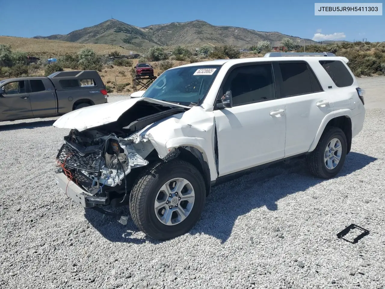 2017 Toyota 4Runner Sr5/Sr5 Premium VIN: JTEBU5JR9H5411303 Lot: 62328665