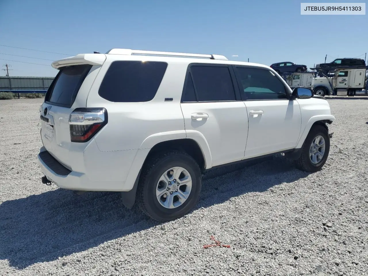 2017 Toyota 4Runner Sr5/Sr5 Premium VIN: JTEBU5JR9H5411303 Lot: 62328665