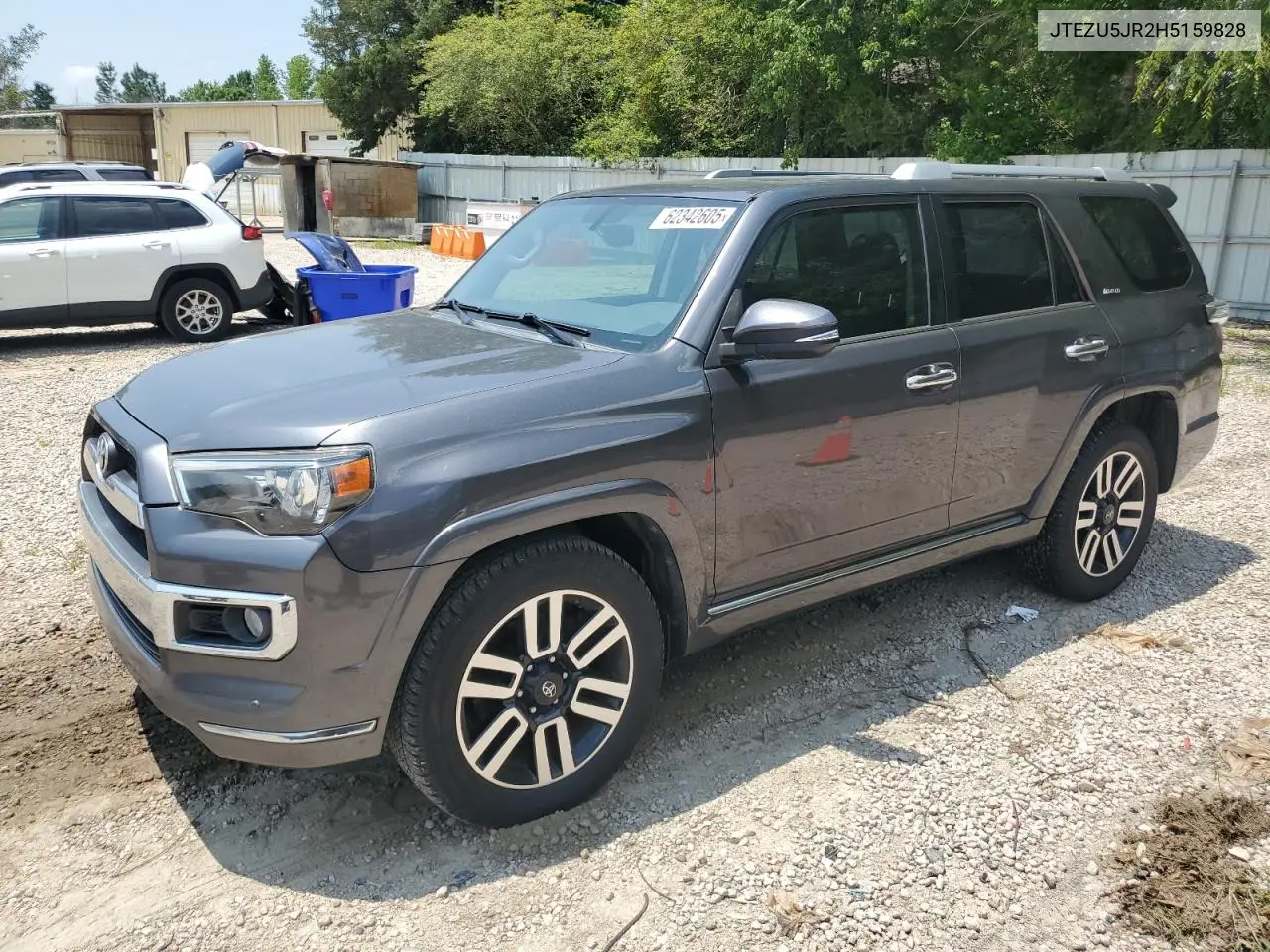 2017 Toyota 4Runner Sr5 VIN: JTEZU5JR2H5159828 Lot: 62342605