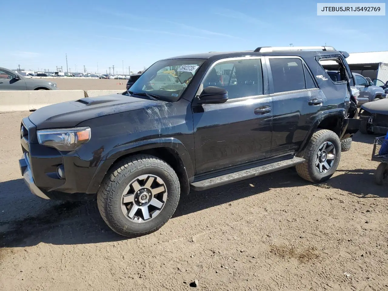 2018 Toyota 4Runner Sr5/Sr5 Premium VIN: JTEBU5JR1J5492769 Lot: 50423735