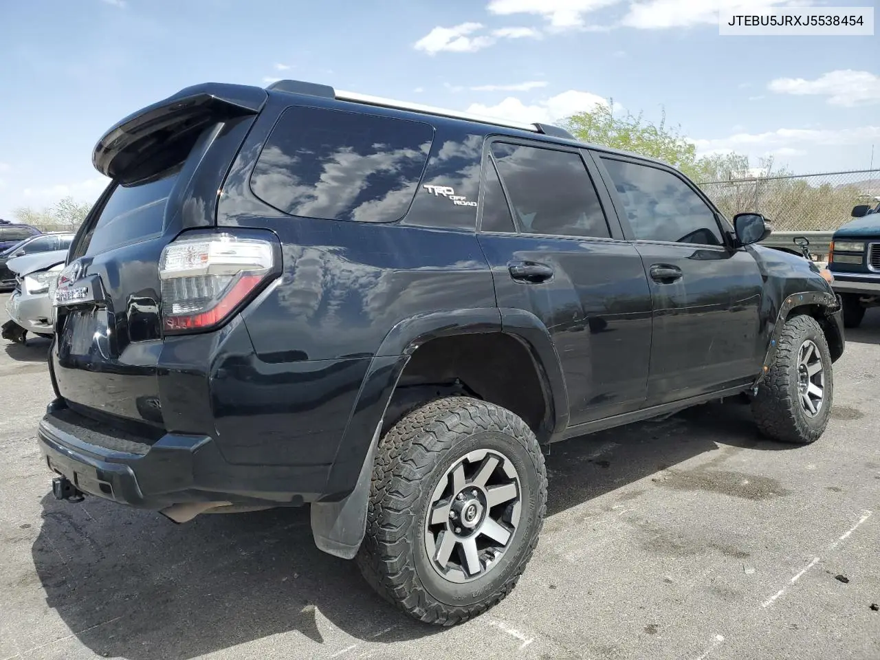 2018 Toyota 4Runner Sr5/Sr5 Premium VIN: JTEBU5JRXJ5538454 Lot: 56372475
