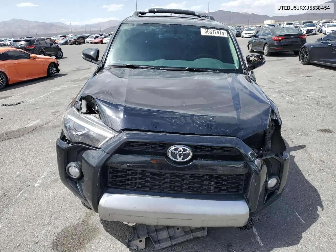 2018 Toyota 4Runner Sr5/Sr5 Premium VIN: JTEBU5JRXJ5538454 Lot: 56372475