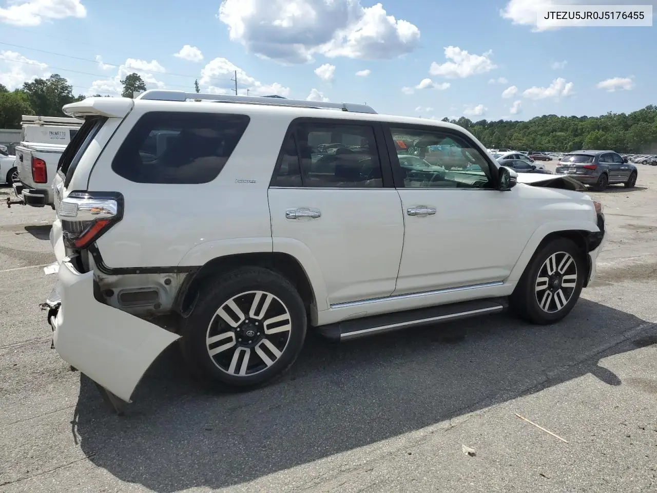 2018 Toyota 4Runner Sr5 VIN: JTEZU5JR0J5176455 Lot: 56550485