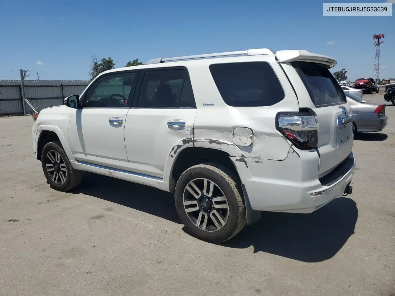 2018 Toyota 4Runner Sr5/Sr5 Premium VIN: JTEBU5JR8J5533639 Lot: 56989305