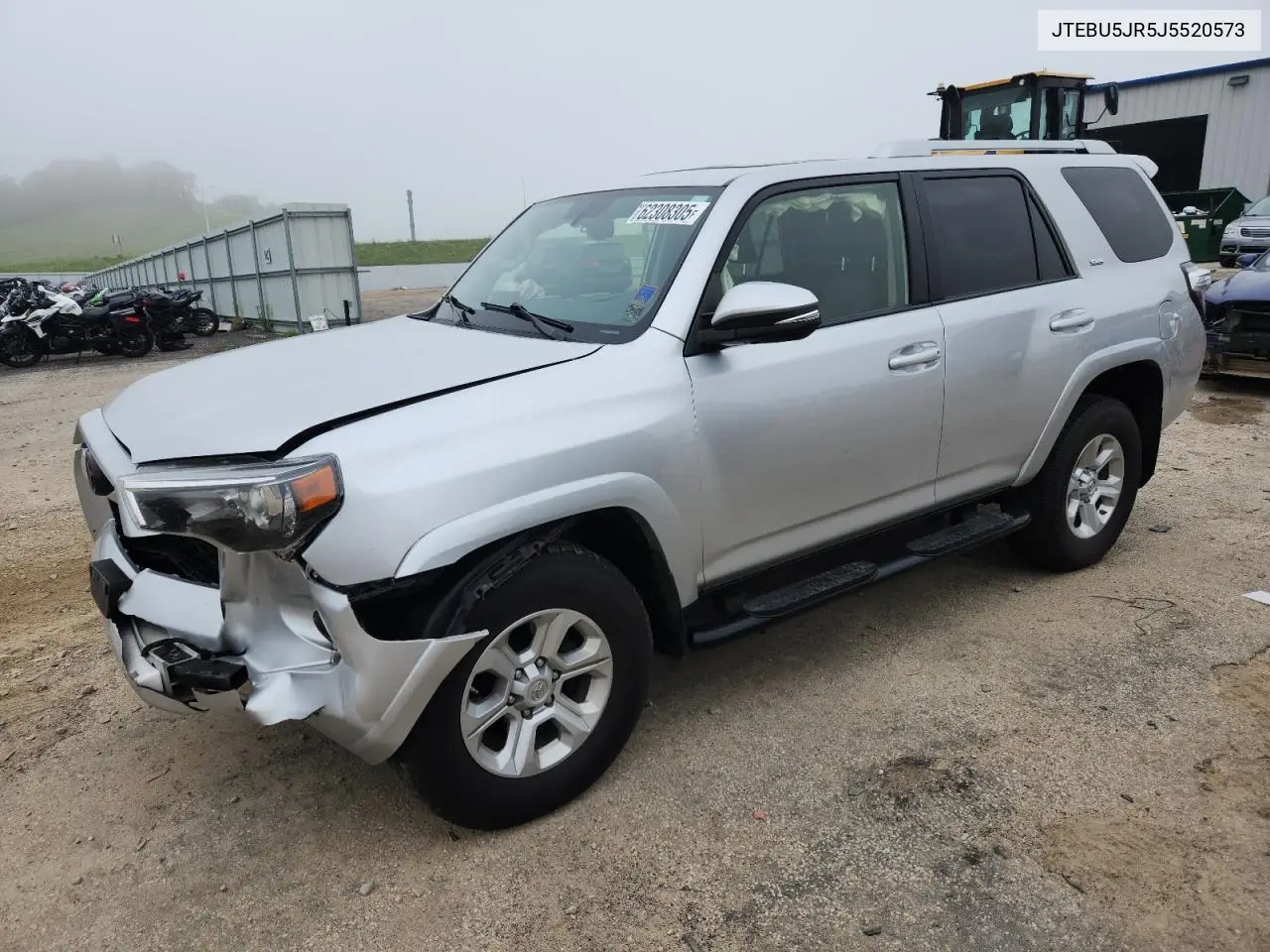 2018 Toyota 4Runner Sr5/Sr5 Premium VIN: JTEBU5JR5J5520573 Lot: 62308305