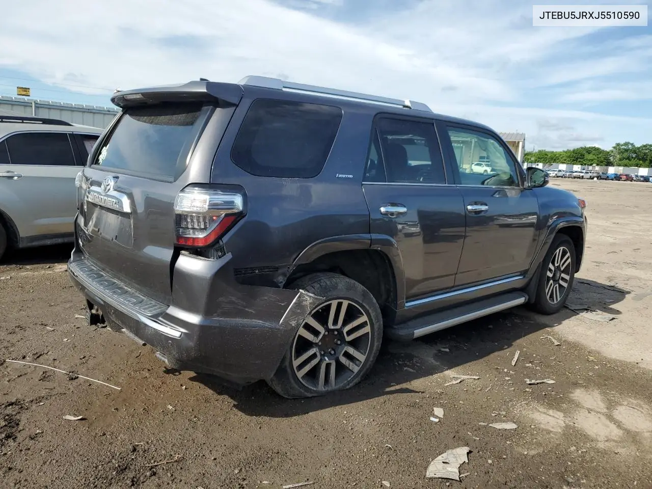 2018 Toyota 4Runner Sr5/Sr5 Premium VIN: JTEBU5JRXJ5510590 Lot: 62786435