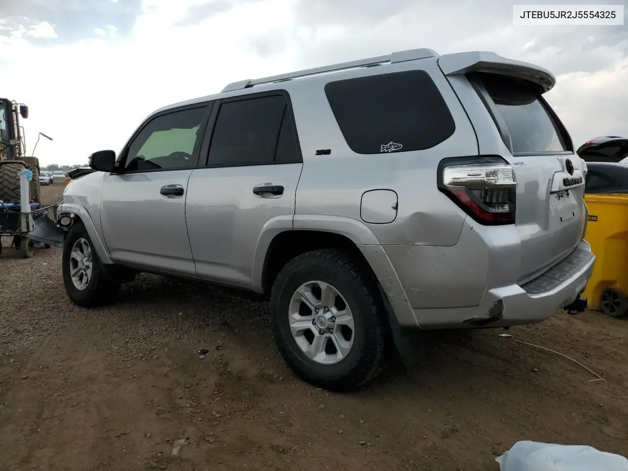2018 Toyota 4Runner Sr5/Sr5 Premium VIN: JTEBU5JR2J5554325 Lot: 64368695