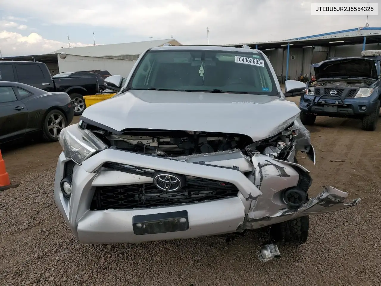 2018 Toyota 4Runner Sr5/Sr5 Premium VIN: JTEBU5JR2J5554325 Lot: 64368695