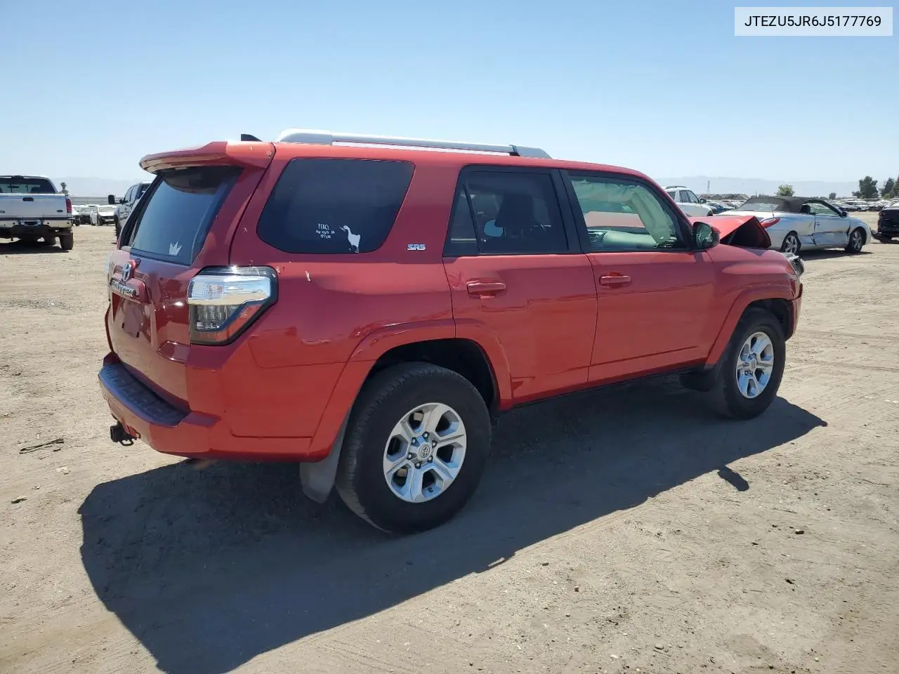 2018 Toyota 4Runner Sr5 VIN: JTEZU5JR6J5177769 Lot: 65604375