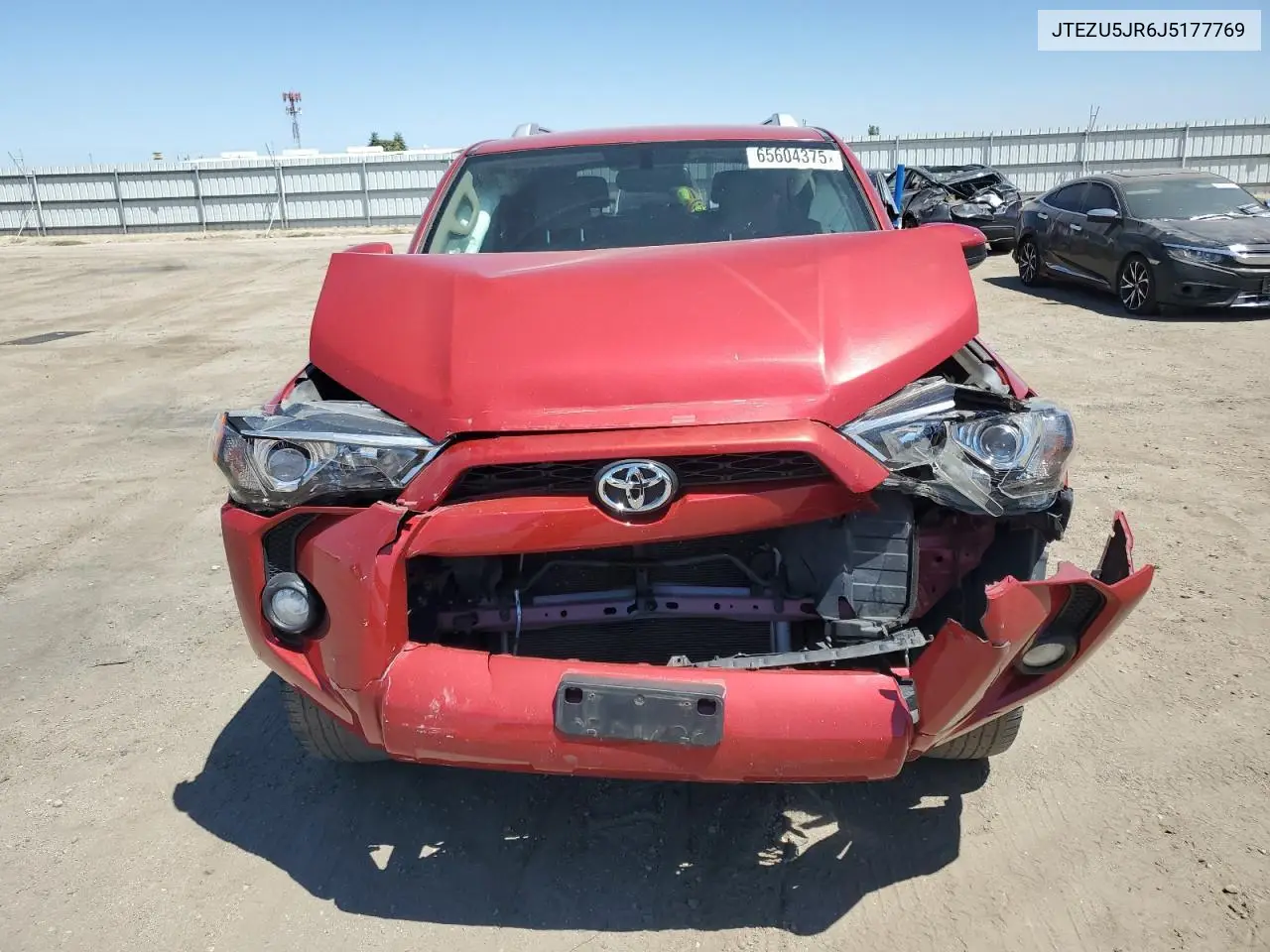 2018 Toyota 4Runner Sr5 VIN: JTEZU5JR6J5177769 Lot: 65604375