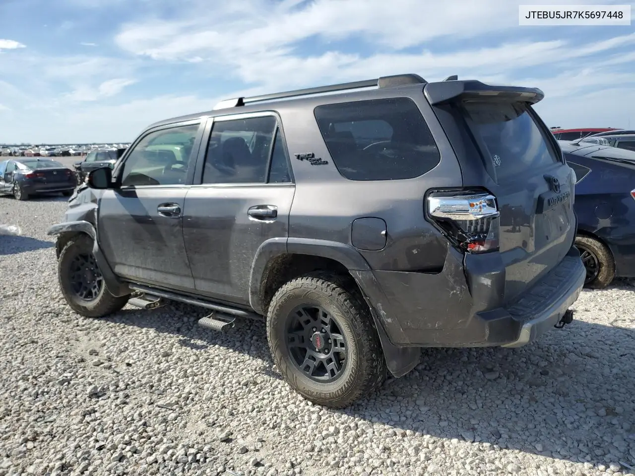 2019 Toyota 4Runner Sr5 VIN: JTEBU5JR7K5697448 Lot: 46839485