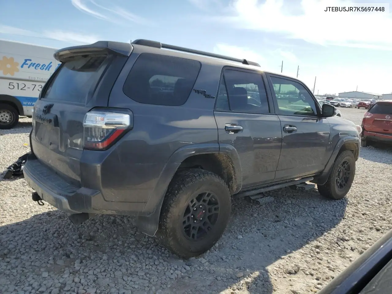 2019 Toyota 4Runner Sr5 VIN: JTEBU5JR7K5697448 Lot: 46839485