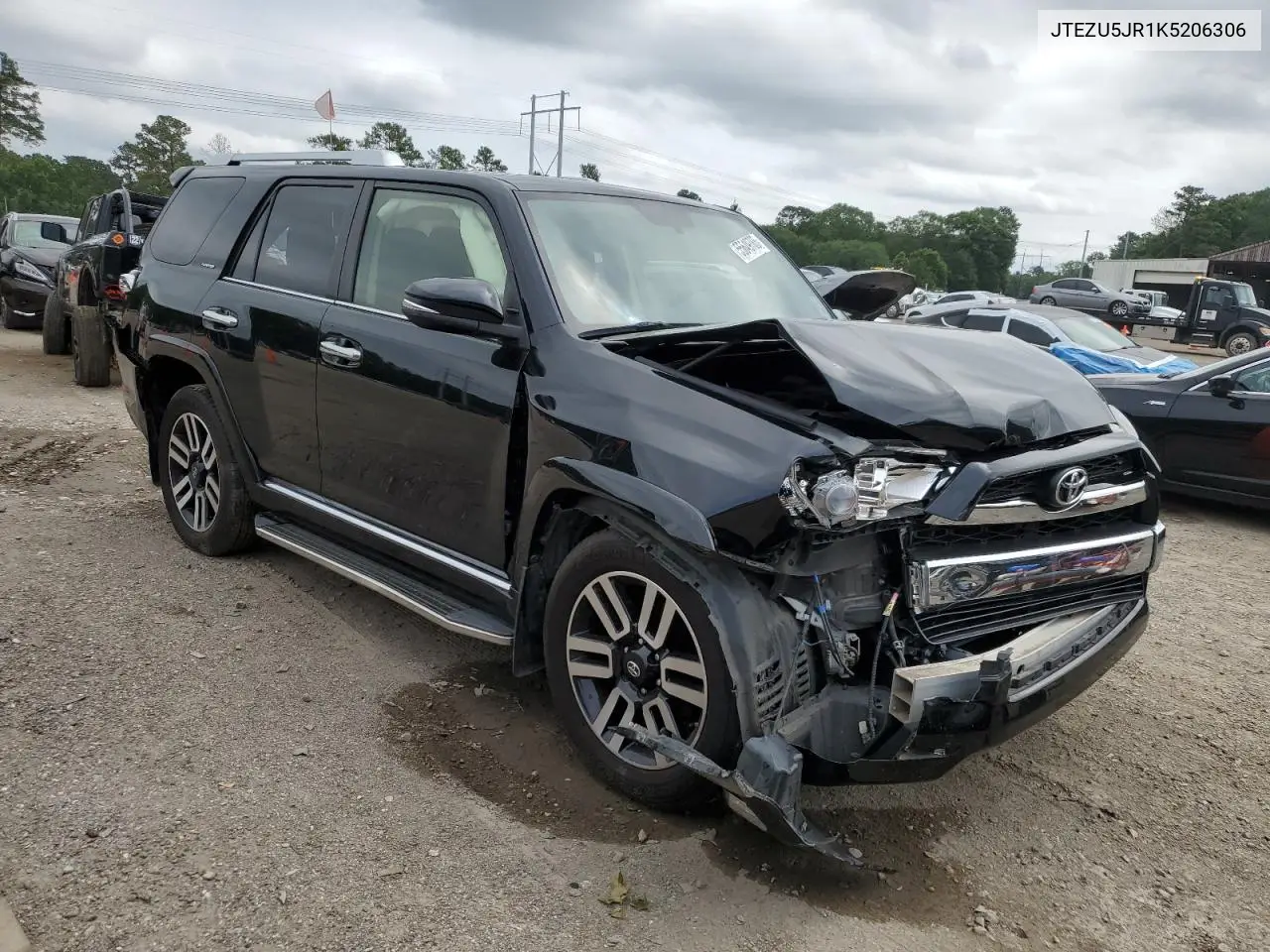 2019 Toyota 4Runner Sr5 VIN: JTEZU5JR1K5206306 Lot: 55649785