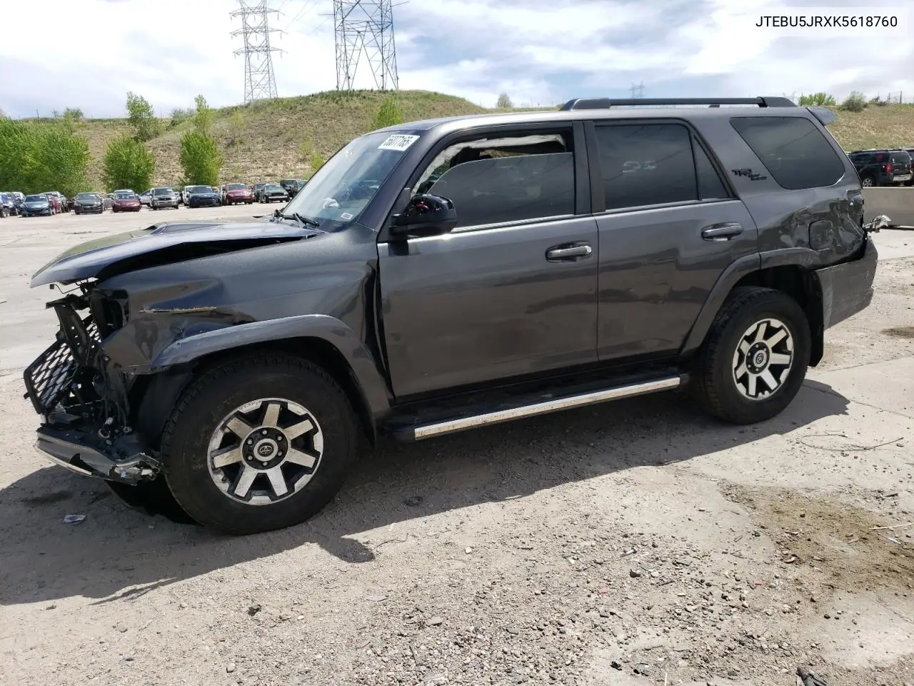 2019 Toyota 4Runner Sr5/Sr5 Premium VIN: JTEBU5JRXK5618760 Lot: 56077165