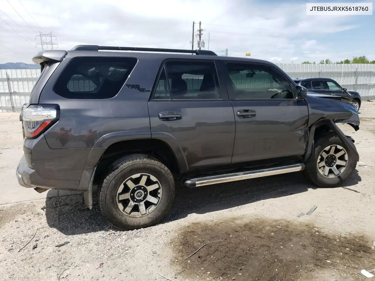 2019 Toyota 4Runner Sr5/Sr5 Premium VIN: JTEBU5JRXK5618760 Lot: 56077165