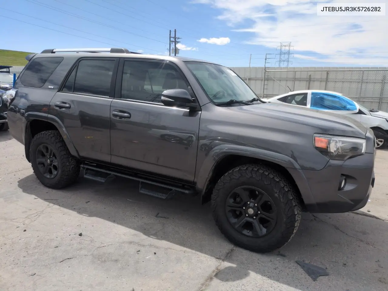 2019 Toyota 4Runner Sr5/Sr5 Premium VIN: JTEBU5JR3K5726282 Lot: 56761785
