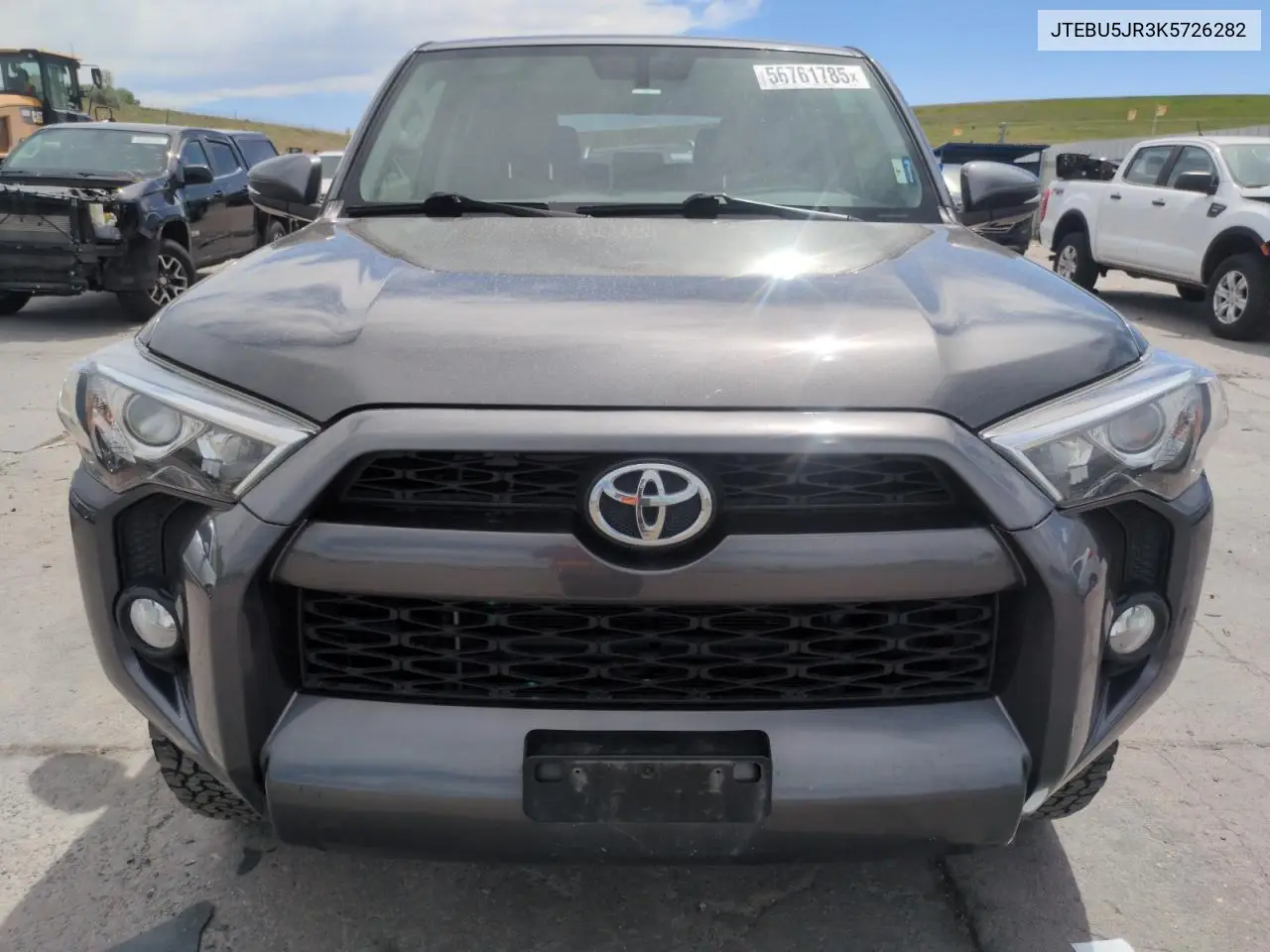 2019 Toyota 4Runner Sr5/Sr5 Premium VIN: JTEBU5JR3K5726282 Lot: 56761785