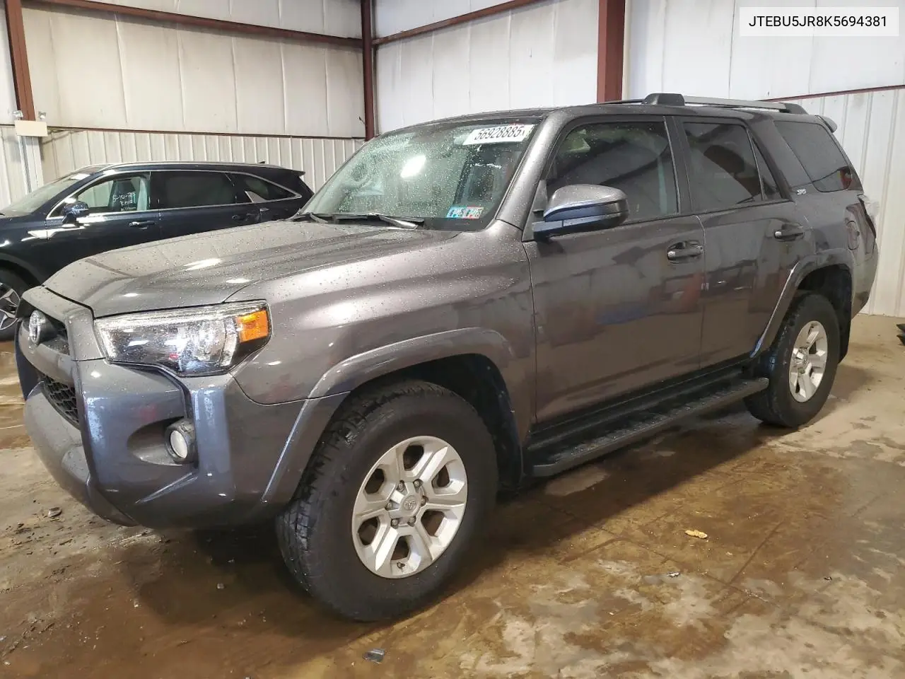 2019 Toyota 4Runner Sr5/Sr5 Premium VIN: JTEBU5JR8K5694381 Lot: 56928885