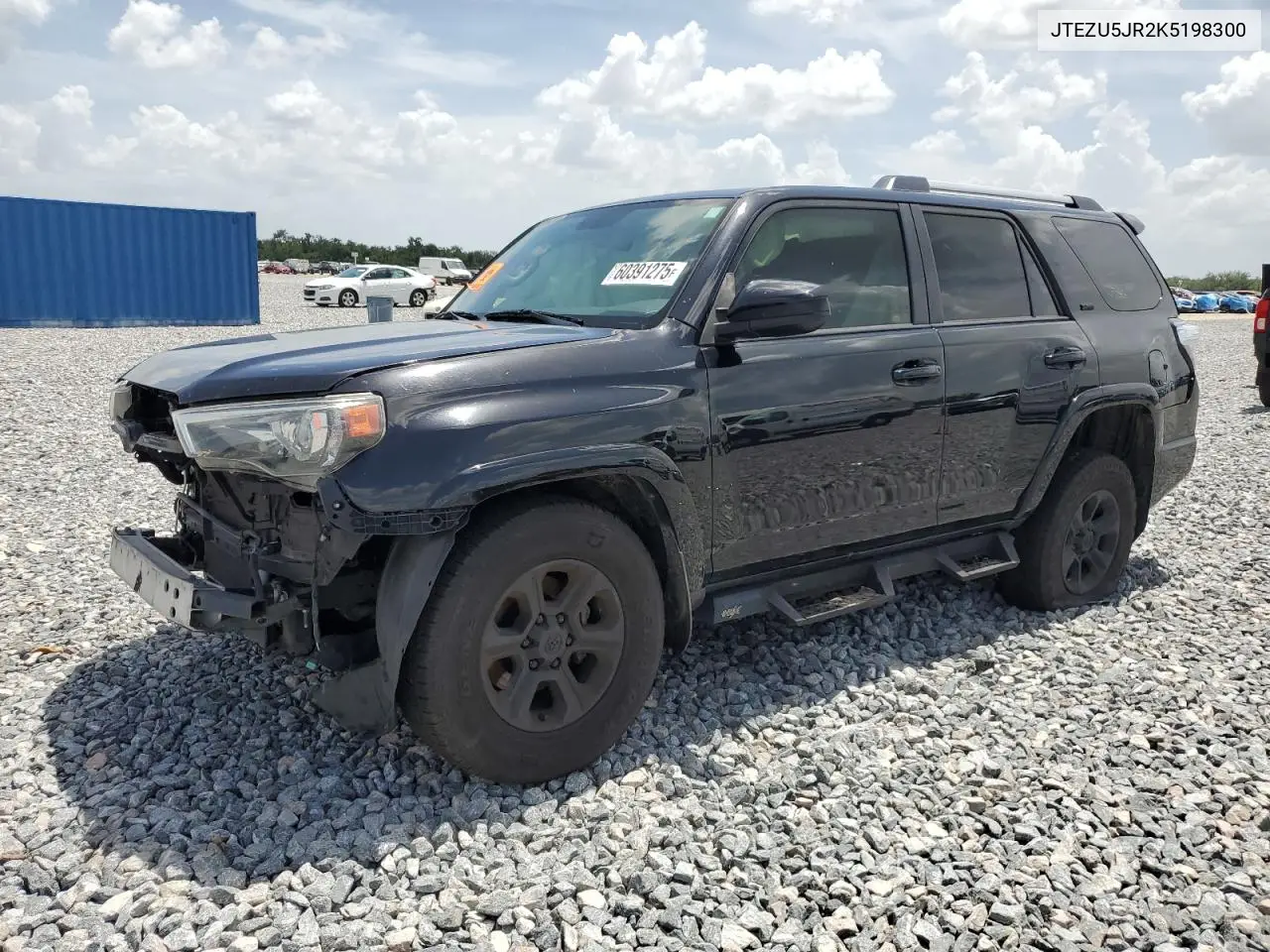 2019 Toyota 4Runner Sr5 VIN: JTEZU5JR2K5198300 Lot: 60391275